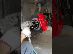 Buick GL8 Install F50 4 Big Piston Caliper kits