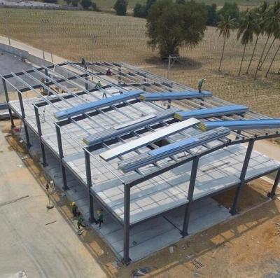 China HDG Metal Construction Building Prefabricated Warehouse Steel Frame Office Building for sale