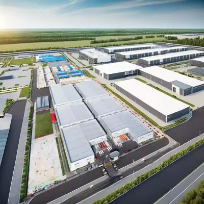 Chine Conception moderne Structure d'acier industriel Entrepôt préfabriqué Construction d'entrepôt Efficacité optimale à vendre