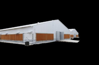 China Broiler Poultry Prefab Houses Steel Structure Fully Automated Chicken Farming Equipment for sale