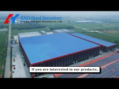 Corrugated Steel Roof Metal Construction Building Prefab Steel Frame Warehouse Storage