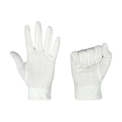 China Factory Price Comfortable Sweat Absorption Cotton White Label Hand Gloves Three Tendons Gloves for sale