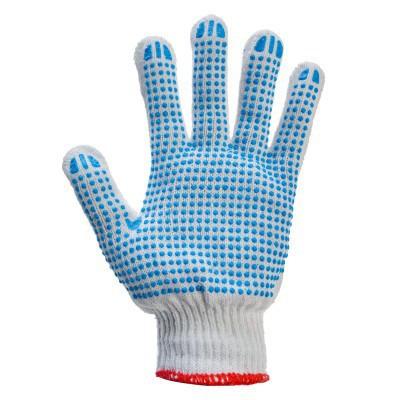 China Safety Work Gloves PVC Dot Hand Cotton Knit Construction Gloves Industrial Work PVC Dot Rubber Gloves Anti Slip for sale