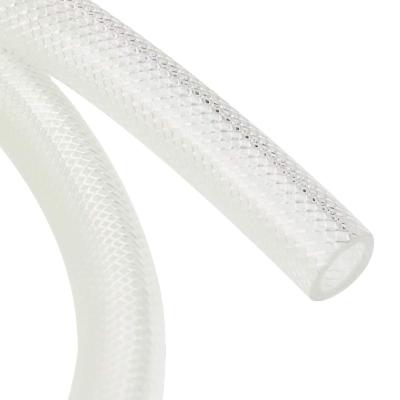 China Agriculture 50ft Flexible PVC Vinyl Tubing High Pressure Braided Clear Vinyl Tubing, Heavy Duty Reinforced Vinyl Hose Tubing, BPA Free & No for sale