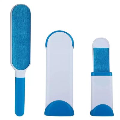 China Sustainable Reusable Magic Cleaning Double Side Fiber Remove Pet Fur Hair Remover Brush for sale