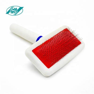 China Sustainable Plastic Dog Hair Brush For Dogs for sale