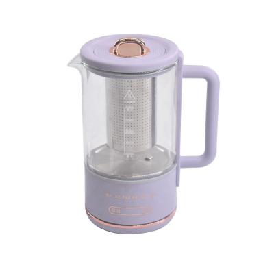 China 360 Degree Base Rotation Travel Kettle Electric Mini Healthy-Care Beverage Kettle Tea Durable304 Glass Electric Stainless Steel 0.6L for sale