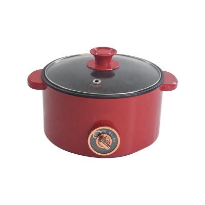 China Hotel Multifunctional Electric Hot Pot with Stainless Steel Steamer 2.5L Portable Non-stick Electric Cooker for Saute Fried Stir Fry for sale