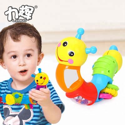 China Baby Toy Multifunctional Small Bug Plastic Musical Toy Rattle Squeaky Toys For Toddler for sale