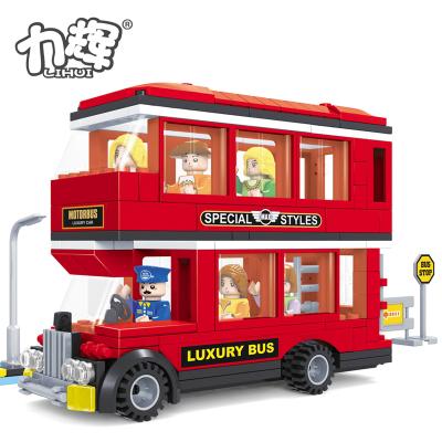 China Mini Toy Bus Educational Kid Toys New Building Brick Toy High Quality Building Block for sale