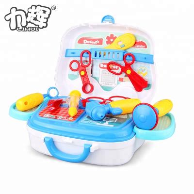 China Doctor's Toy Table Pretend Play Toy Doctor Table Carrying Case for sale