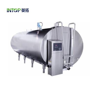 China Machinery Repair Shops Horizontal Milk Cooling Tank For Farm for sale