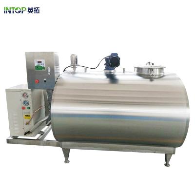 China Factory Sale 100-3000L Horizontal Type Stainless Steel Dairy Yogurt Water Cooler Cooling Hot Tank Milk Storage for sale