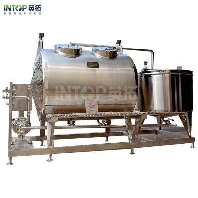 China Semi Automatic Beverage CIP Processing Machine System For Diary Processing Plant Stainless Steel CIP Cleaning System For Beverage And Food for sale