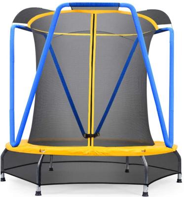 China With OIBOUN Protective Net New Design 54 Inch Kids Trampoline Trampoline With Enclosure OBT054 for sale