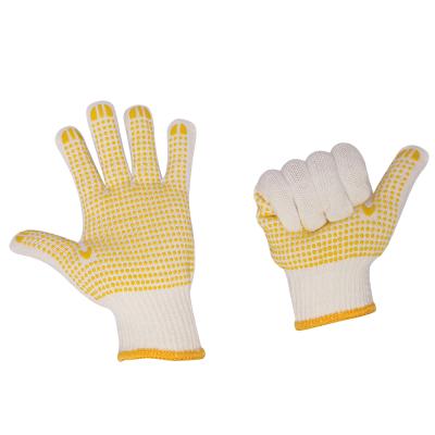 China Live Working Direct Sell Industrial cotton knitted cheap professional work gloves top design wholesale price pvc soaked work gloves for sale