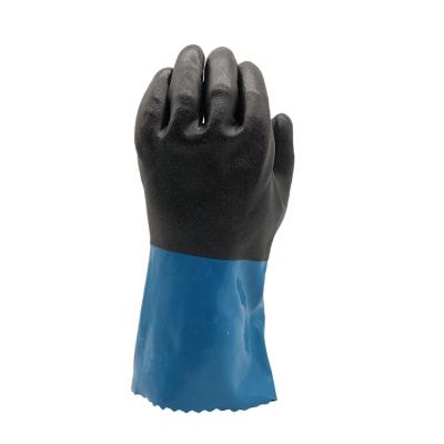 China New Technology Comfortable Professional Superior Nylon PVC Safety Liner Design Working Glove for sale