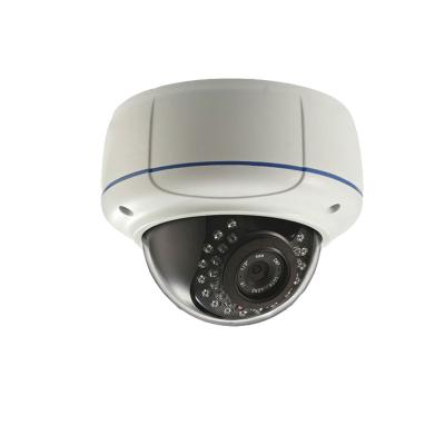 China Security Low illumination 2.8-12mm Varifocal Lens 720P HD Dome Vandalproof IP Camera 1.0MP for sale