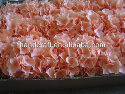 China Polyester Bud / Leaves Lifelike Artificial Hydrangea For Wedding Supplies for sale