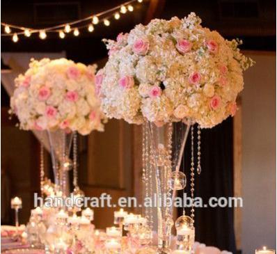 China Natural Touch White Rose and Hydrangea Ferris Wheel Floral Arrangement for Table Top Decoration for sale