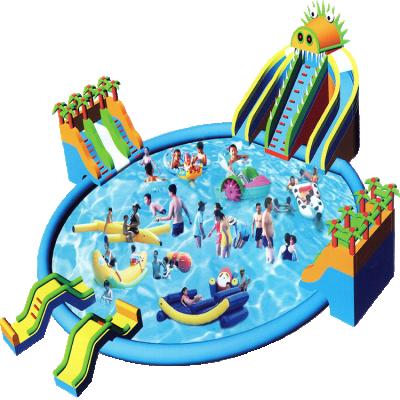 China PVC Tarpaulin Kids Paddle Boat Water Park Low Price Water Amusement Park Equipment Fiberglass for sale