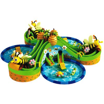 China Outdoor Commercial Outdoor Water Theme Park Portable Inflatable House Bounce Water Park For Kids/Adults for sale