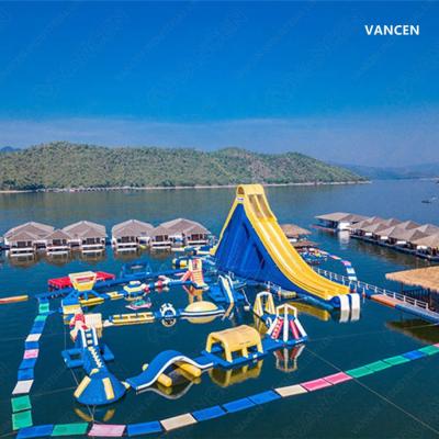 China Outdoor High Quality Inflatable Floating Water Park Trampoline Inflatable Aqua Park Adults for sale