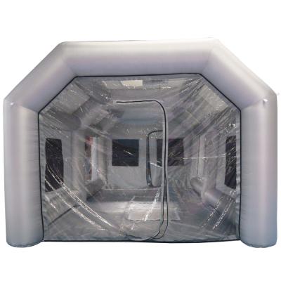 China Water Proof Automobile Giant Inflatable Car Workstation Spray Booth Car Paint for sale