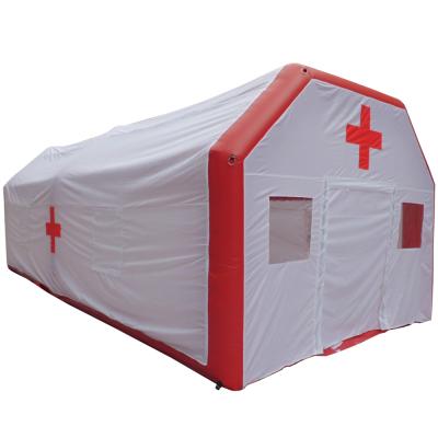 China Straight Tether Type Customizable Air Inflation Tent Army Military Camping Tent Inflatable Medical Emergency On Sale for sale