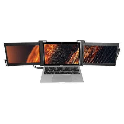 China OEM 11.6 Inch Display HDR FOPO Type-C Laptop Supplement Triple Customer Logo Potable Tri Screen Monitor for sale