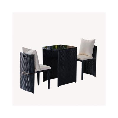 China New Style High Quality Outdoor Contemporary Furniture Patio Wicker Rattan Chair Set Outdoor Table Chairs Set for sale