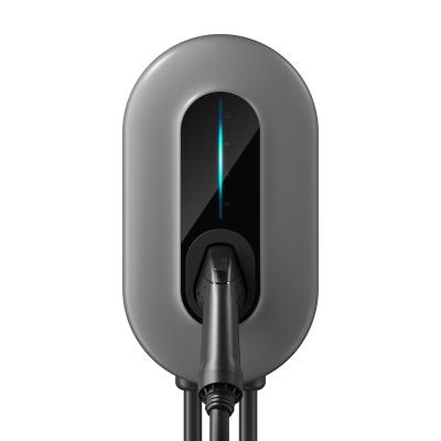 China 48A Adjustable Electric Vehicle Charger Station Wallbox Type 1 5M Cable APP Cpntrol EVSE Car Charger J3 for sale