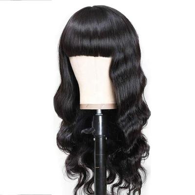 China Full Lace Human Hair Wigs Natural Deep Wave Body Wave 100% Indian Remy Wig for sale