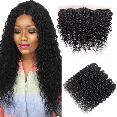 China Natural Brazilian Bundles With Lace Headbands Set Raw Water Wave Hair Bundles Indian Hair With Headband for sale