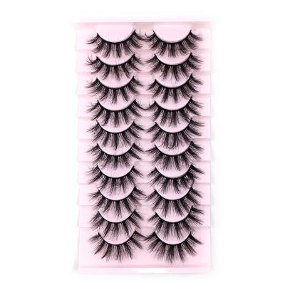 China Soft/Curly/Comfortable/Convenient/Easy To Use New Design Natural False Mink Eyelashes Long Lashes False Mink Eyelashes for sale