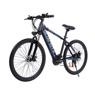 China New Arrival 48V 15A 500W Alloy Mid Drive Aluminum Motor 27.5 Inch Electric Mountain Bike for sale