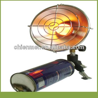 China Outdoor Camping Semi-Ball Outdoor Single Burner Camp Heater With Dish Reflector for sale