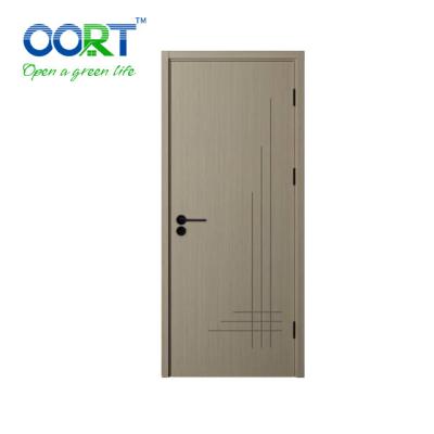 China Non Sound Insulation Office Solid Color Door Panels Paint Wooden Composite Door for sale