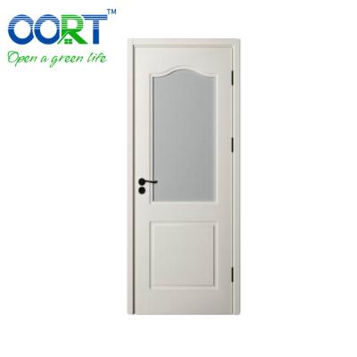 China Sound Insulation No Casement Modern Door Paint Style Wood Panel Door Design for sale