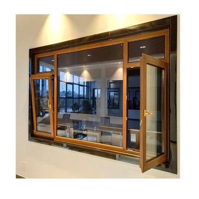 China Modern made in china top quality residential stained glass upvc double tilt tower window for sale