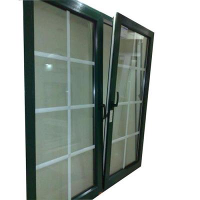 China Healthy Low Cost Maintenance Cost Tilt Turn European Casement Window With Handle for sale