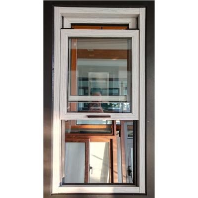 China Apartment Sound Home Use Vertical Open Aluminum Thermal Windows Single Hung for sale