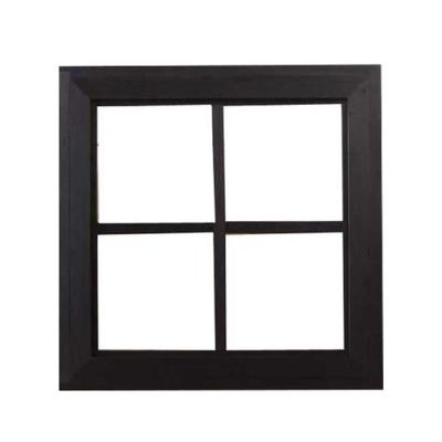 China Sound Rectangular Aluminum Glass Fixed Square Window With Grilles for sale