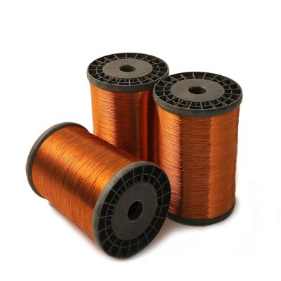 China Heat Resistant Transformer ENAMELLED COPPER PLATED ALUMINUM CLASS F POLYESTER WIRE WIRE CCAQZG-2/155 for sale