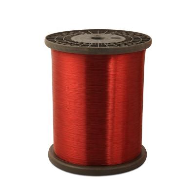 China Motor 43awg 20 Number Red Single Enameled Copper Wire For Motor Transformer for sale