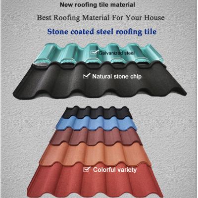 China Guangzhou EUROPEAN Wholesale Prices Zinc Roofing Sheets Building Material Stone Coated Steel Roofing Tile for sale