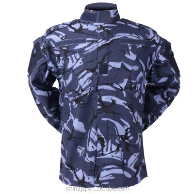 China New Design Anti-Static Waterproof Navy Camouflage Military Uniform for sale