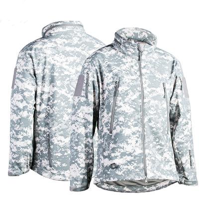 China 2018 New Style ACU Military Fleece Breathable Warm Tactical Jacket Men for sale