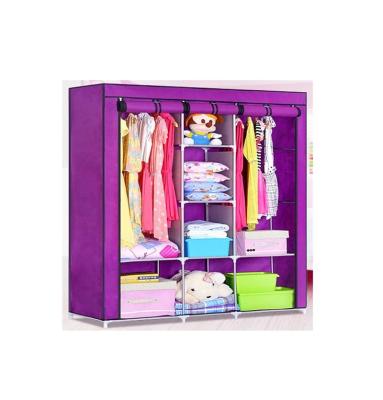 China Non-Woven Fabric Adjustable Wardrobe Portable Cabinet(Other) OEM Clothes Storage Organizer Wardrobe Clothes Organizer for sale