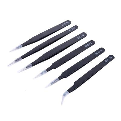 China Stainless Steel Lash Applicator Eyelash Eyebrow Tweezers with Logo Makeup Tools Custom Made for sale